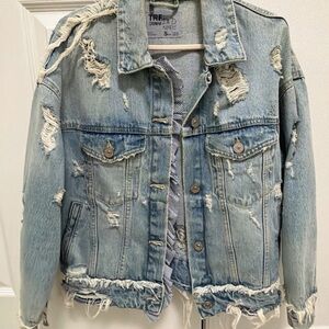 Distressed Denim Jacket